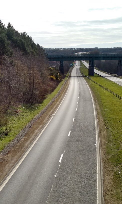 a photo I took of a road near where I live